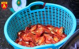 Chợ cá Yên Sở nhộn nhịp ngày ông Công ông Táo